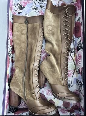 Lucky Brand Knee High Boots Sz 8